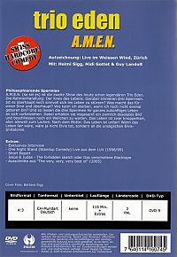 Trio Eden - A.M.E.N. [DVD], 1