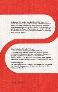 Deutsche Novellen von Goethe bis Walser - Bände 1, 1