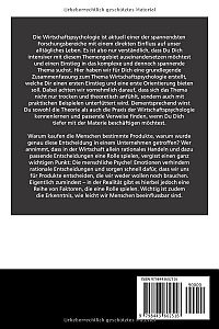 Wirtschaftspsychologie - Grundlagen, 1