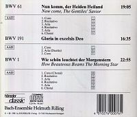 Die Bach Kantate Vol. 16 - BWV 61, 191, 1  [CD], 1