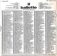 Il Balletto [Vinyl], 1