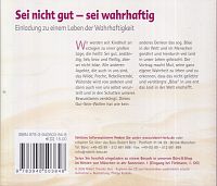 Sei nicht gut - sei wahrhaftig, 1