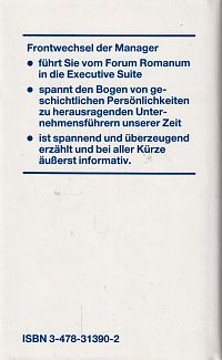 Frontwechsel der Manager - Von Coriolan bis Iacocca, 1