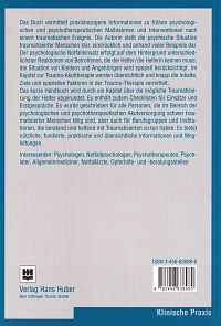 Notfallpsychologie und Trauma-Akuttherapie, 1