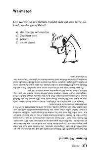 Denksport-Physik: Fragen und Antworten, 3