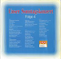 Unser Sonntagskonzert Folge 4 [Vinyl], 1