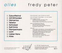 Alles - Fredy Peter [CD], 1