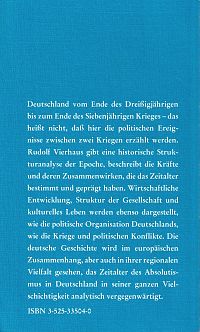 Deutschland im Zeitalter des Absolutismus, 1
