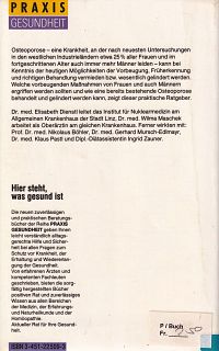 Osteoporose. Mit einfachen Mitteln dem Knochenschwund vorbeugen, 1