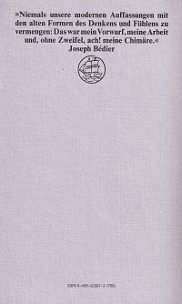 Der Roman von Tristan und Isolde, 1