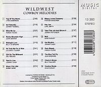 Wildwest - Cowboy Melodies [CD], 1