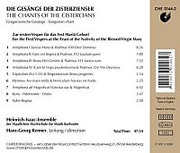 Die Gesänge der Zisterzienser - Gregorianischer Choral [CD], 1