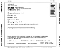 Personal Mountains [CD], 1