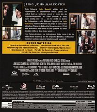 Dans la peau de John Malkovich [Blu-ray], 2