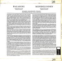 Mendelssohn/ Paganini - Concertos de violon / Violinkonzert [Vinyl], 1