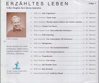 Erzähltes Leben - Kleinere Episoden, 1