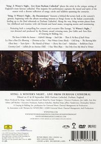 Sting - A Winter's Night...Live from Durham Cathedral  [DVD], 1