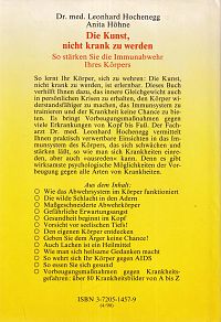 Die Kunst, nicht krank zu werden, 1