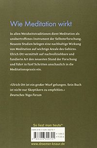 Meditation für Skeptiker: Ein Neurowissenschaftler erklärt den Weg zum Selbst, 1