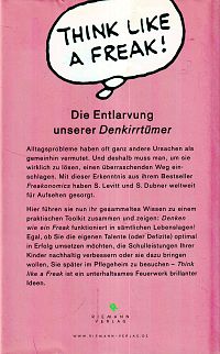 Think like a Freak, 1