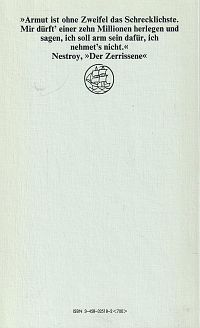 Nestroy für Minuten, 1