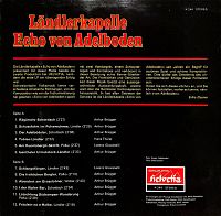 Ländlerkapelle Echo von Adelboden [Vinyl], 1