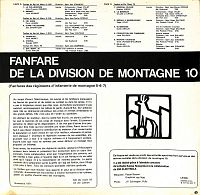 Fanfare de la division de Montagne 10 [Vinyl], 1