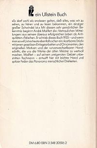 Denn sie wollen betrogen sein, 1