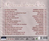 Ich brauch' deine Liebe [CD], 1