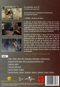 Geschichte der O - Die Rituale der Roissy [DVD], 1