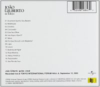 In Tokyo by Joao Gilberto [CD], 1