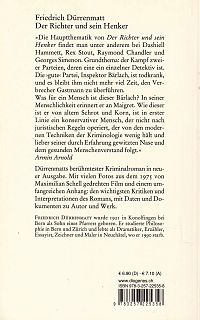 Der Richter und sein Henker, 1