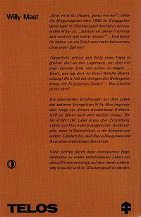 Gottes Führungen in meinem Leben, 1