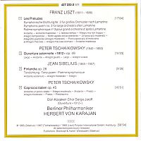 Les Préludes - Ouvertüre »1812« - Capriccio Italien - Finlandia [CD], 1