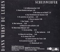 Dann wist du leben [CD], 1