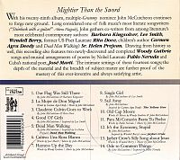 Mightier Than the Sword [CD], 1