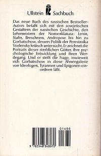 Sterbliche Götter - Die Lehrmeister der Nomenklatura. , 1
