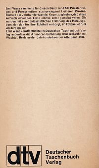 Erwarte Näheres unter vier Buchstaben, 1