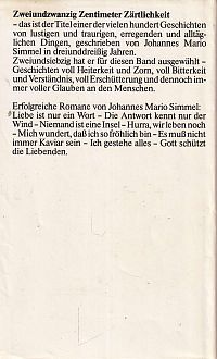 Zweiundzwanzig Zentimeter Zärtlichkeit, 1