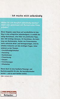 Ich mache mich selbständig, 1