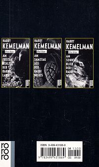 Am Freitag schlief der Rabbi lang - Am Samstag ass der Rabbi nichts - Am Sonntag blieb der Rabbi weg, 1