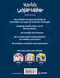 Mandala-Lichterzauber - Einhörner, 1