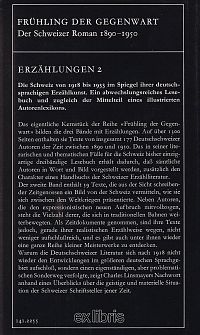 Frühling der Gegenwart - Erzählungen 2, 1