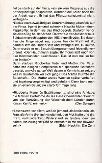 Rigoberta Menchú  -  Leben in Guatemala, 1