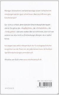 Das Entscheider-Buch, 1