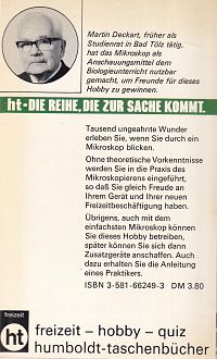 Mikroskopieren zum Zeitvertreib, 1