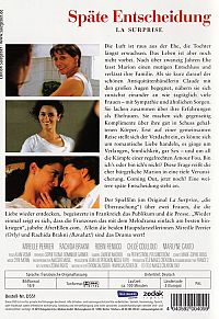 Späte Entscheidung - La Surprise (OmU) [DVD], 1
