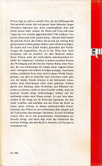 Am Tisch des Lebens, 1