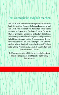 Die Macht Ihres Unterbewusstseins - Das Original, 1