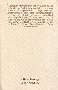 Oldenbourg Interpretationen, Bd. 13, Homo faber, 1